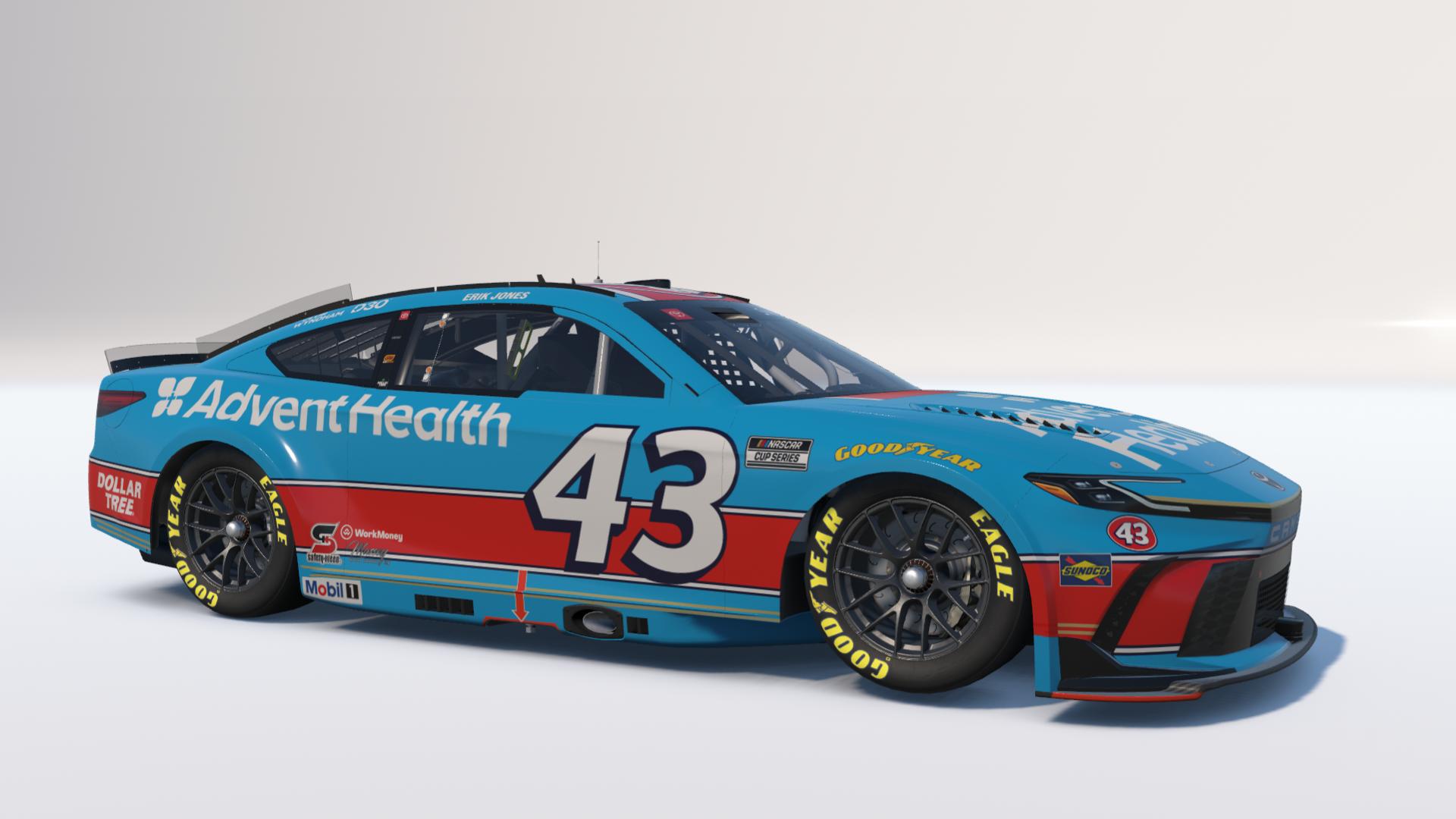 Preview of 2026 Erik Jones AdventHealth Darlington Throwback by Thomas S.