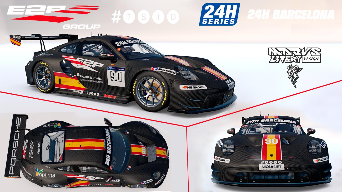 Preview of Porsche 992R GT3 - E2P & TSID Motorsport - 24H Barcelona 2025 by Mabus T.