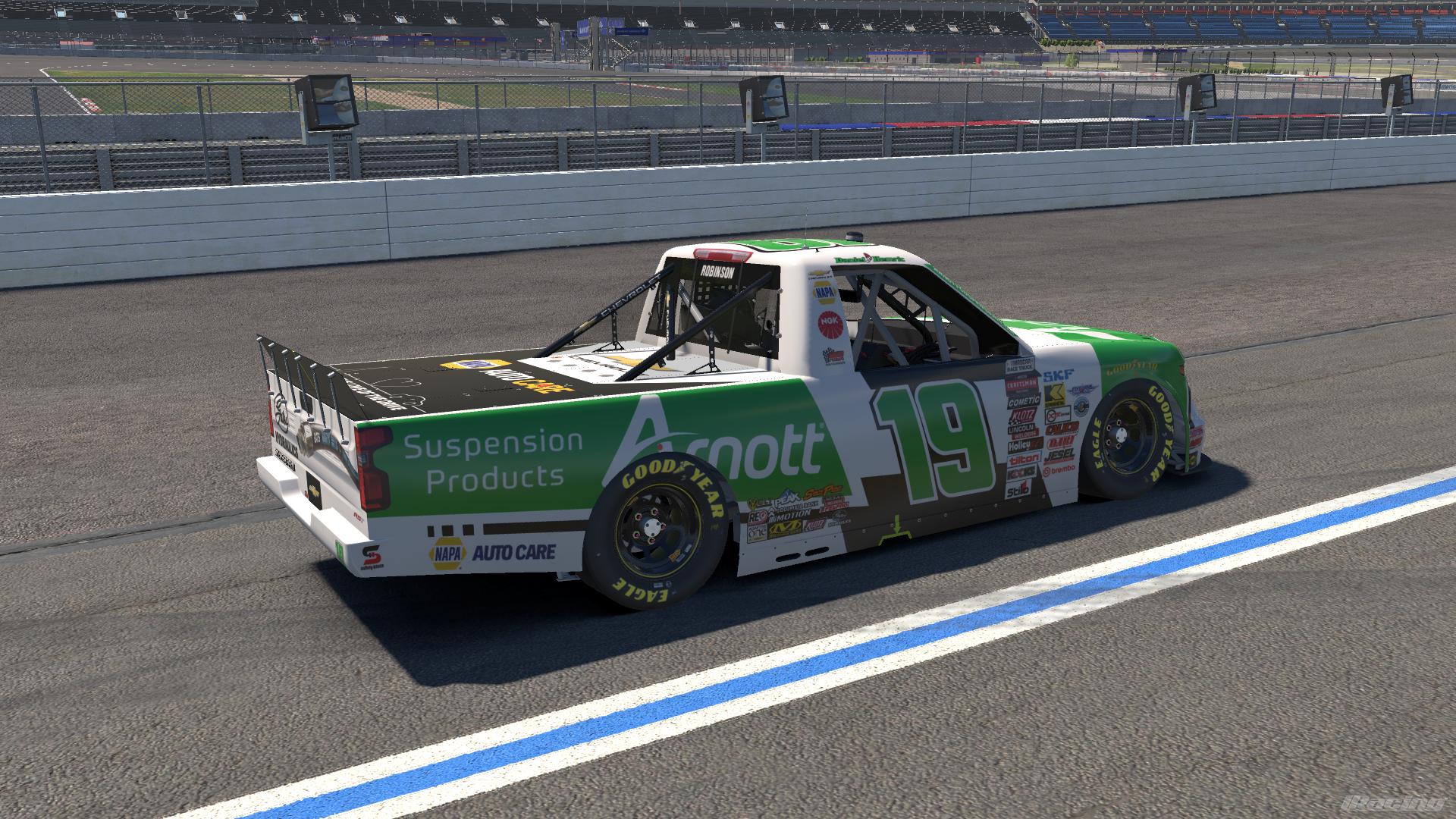 Preview of Daniel Hemric 2026 Arnott Suspension Scheme (Custom Numbers) by Demarion Robinson