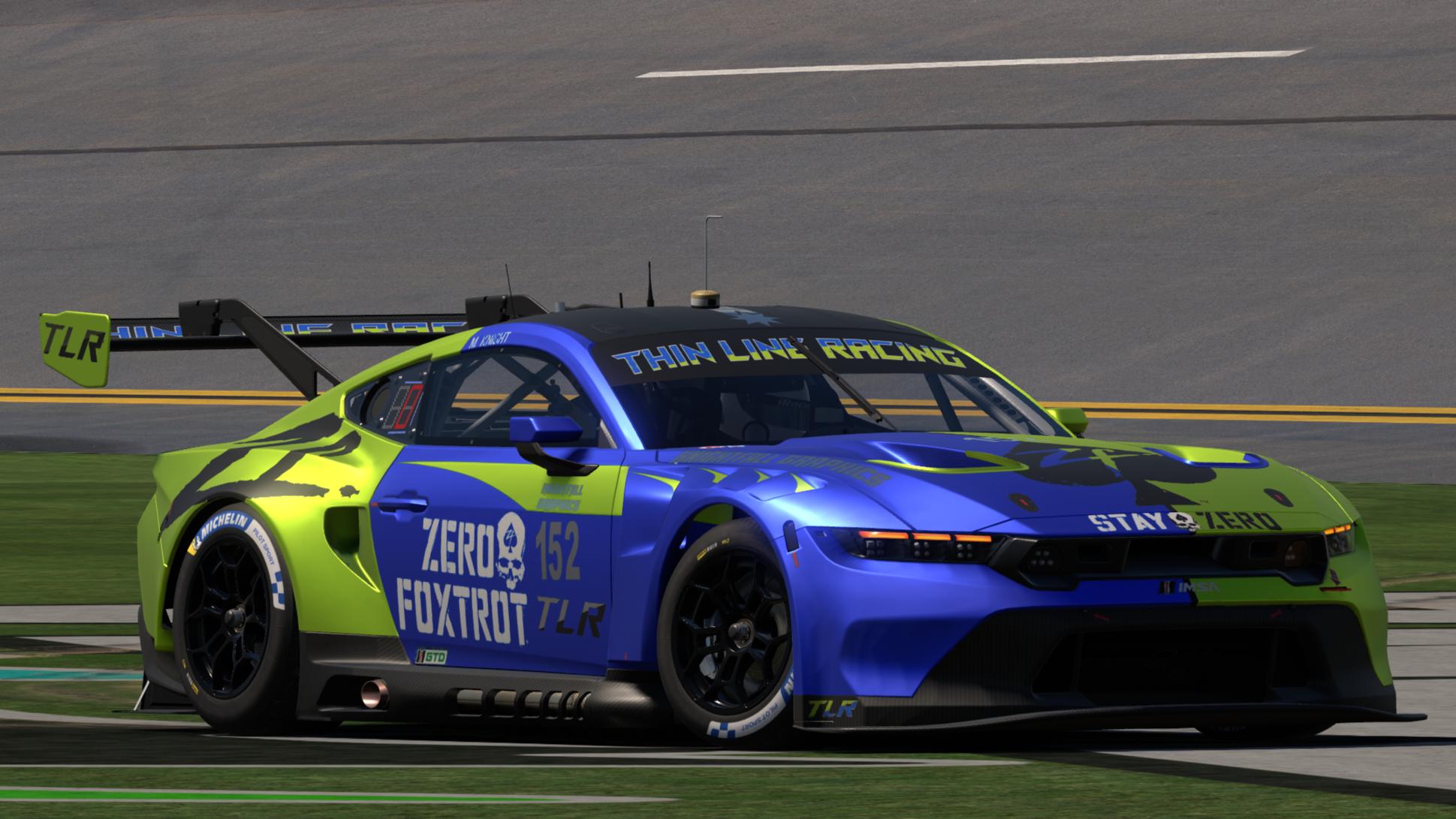 Preview of Zero Foxtrot Mustang GT3 by Knightfall Graphics by Matt J K.