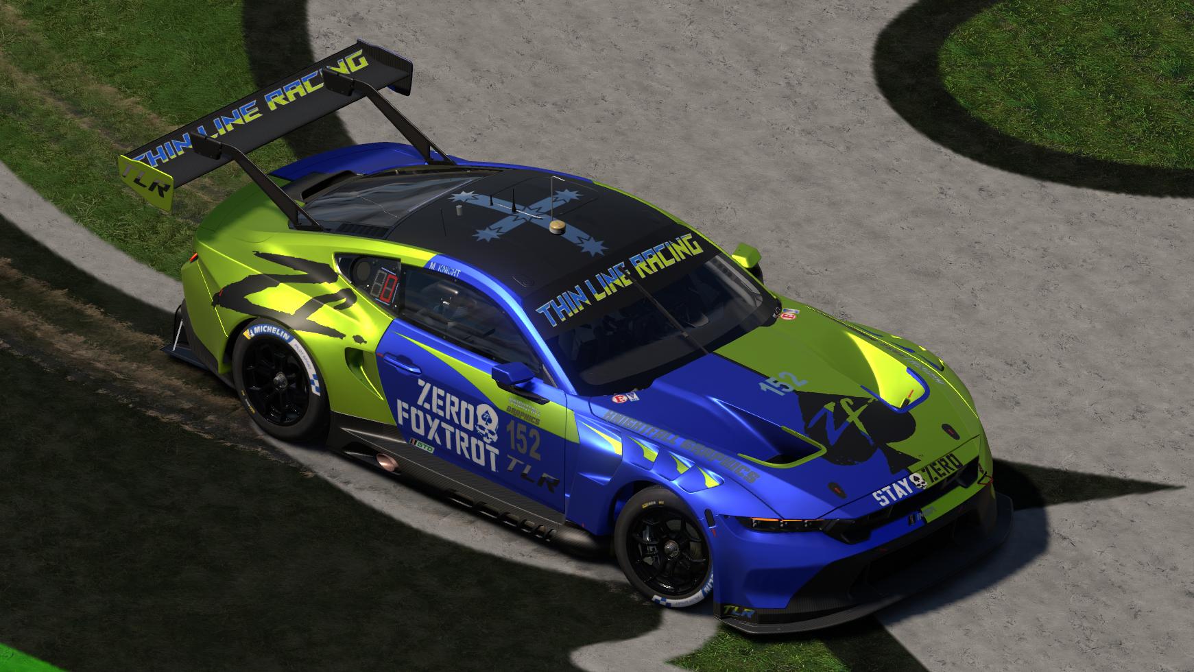 Preview of Zero Foxtrot Mustang GT3 by Knightfall Graphics by Matt J K.