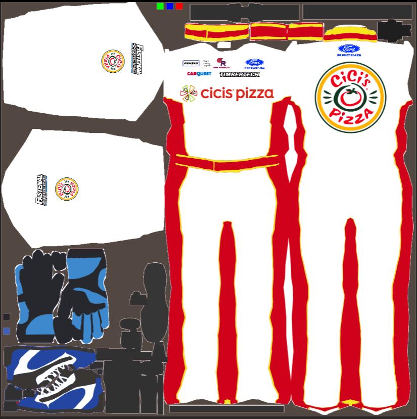 Preview of FREE** Cicis Pizza - Pit Uniform - Ford by Nicholas Maynard2
