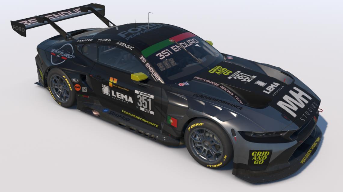 Preview of Ford Mustang Gt3 darkmetal by Frederico Samora C.