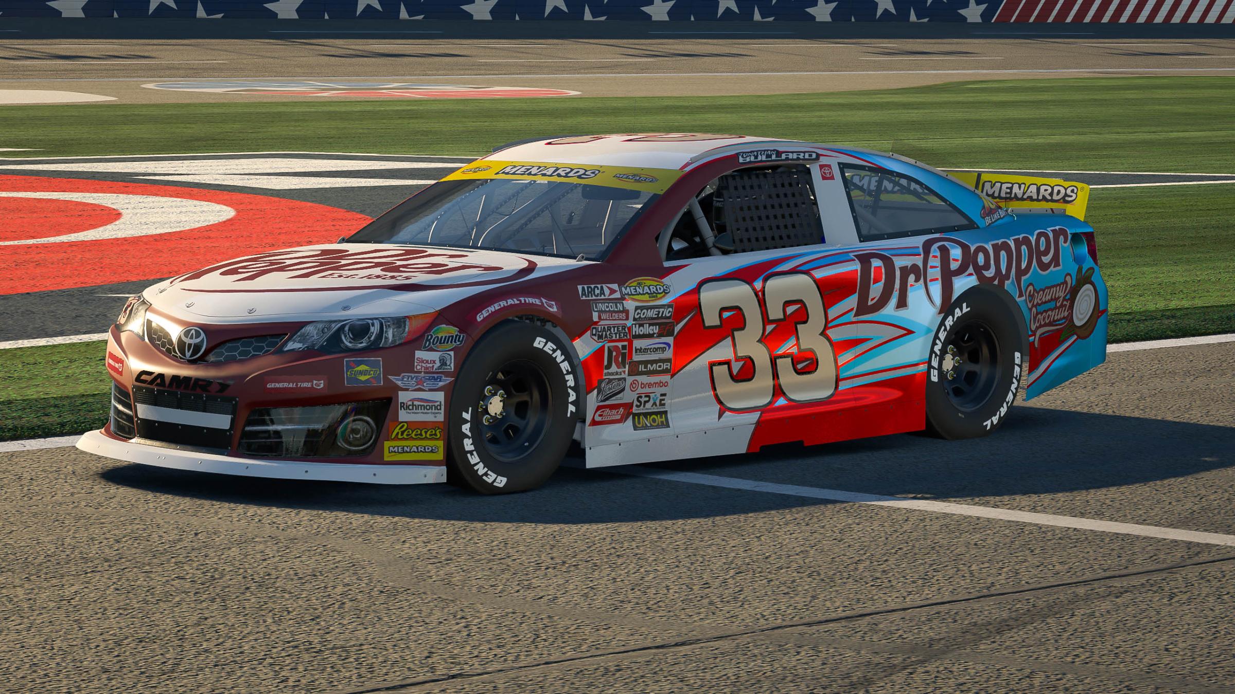 Preview of J BULLARD Dr Pepper Toyota ARCA by Brandon Kelley4