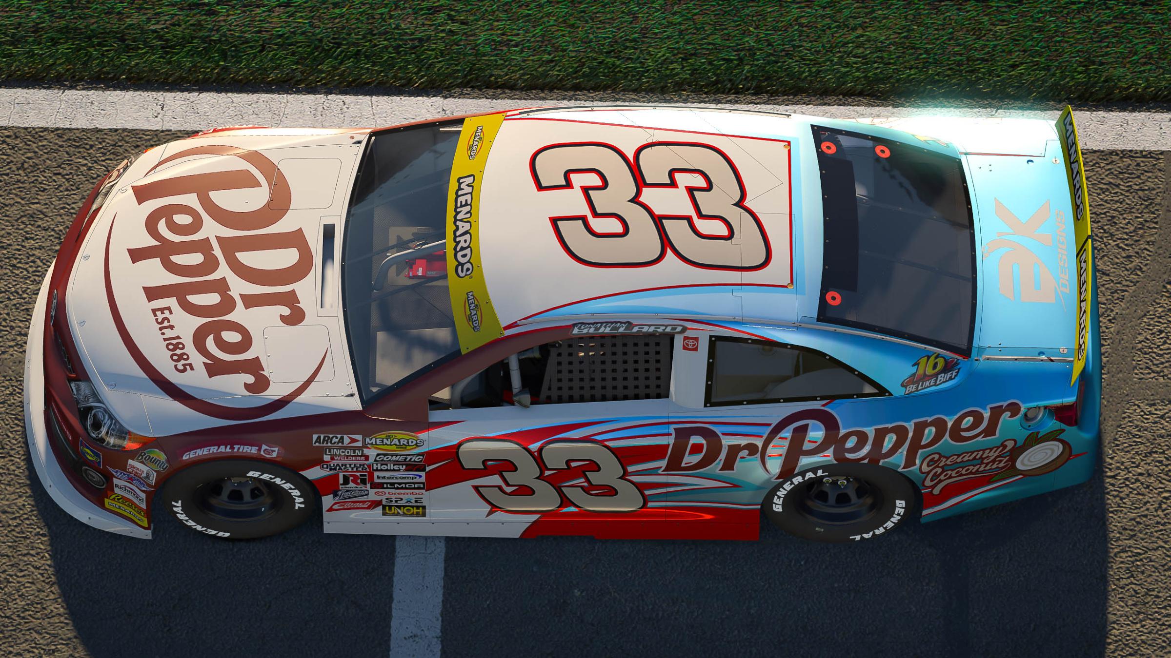 Preview of J BULLARD Dr Pepper Toyota ARCA by Brandon Kelley4