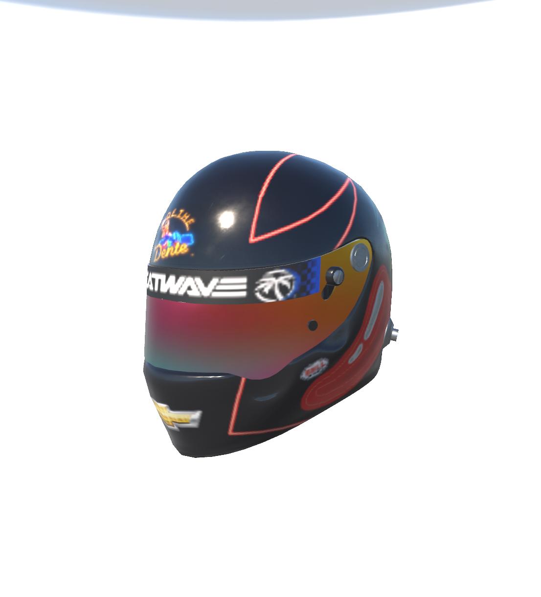 Preview of Carson Hocevars #77 Chilis "Ride the Dente" Helmet 2026 by Tyler James Lynch