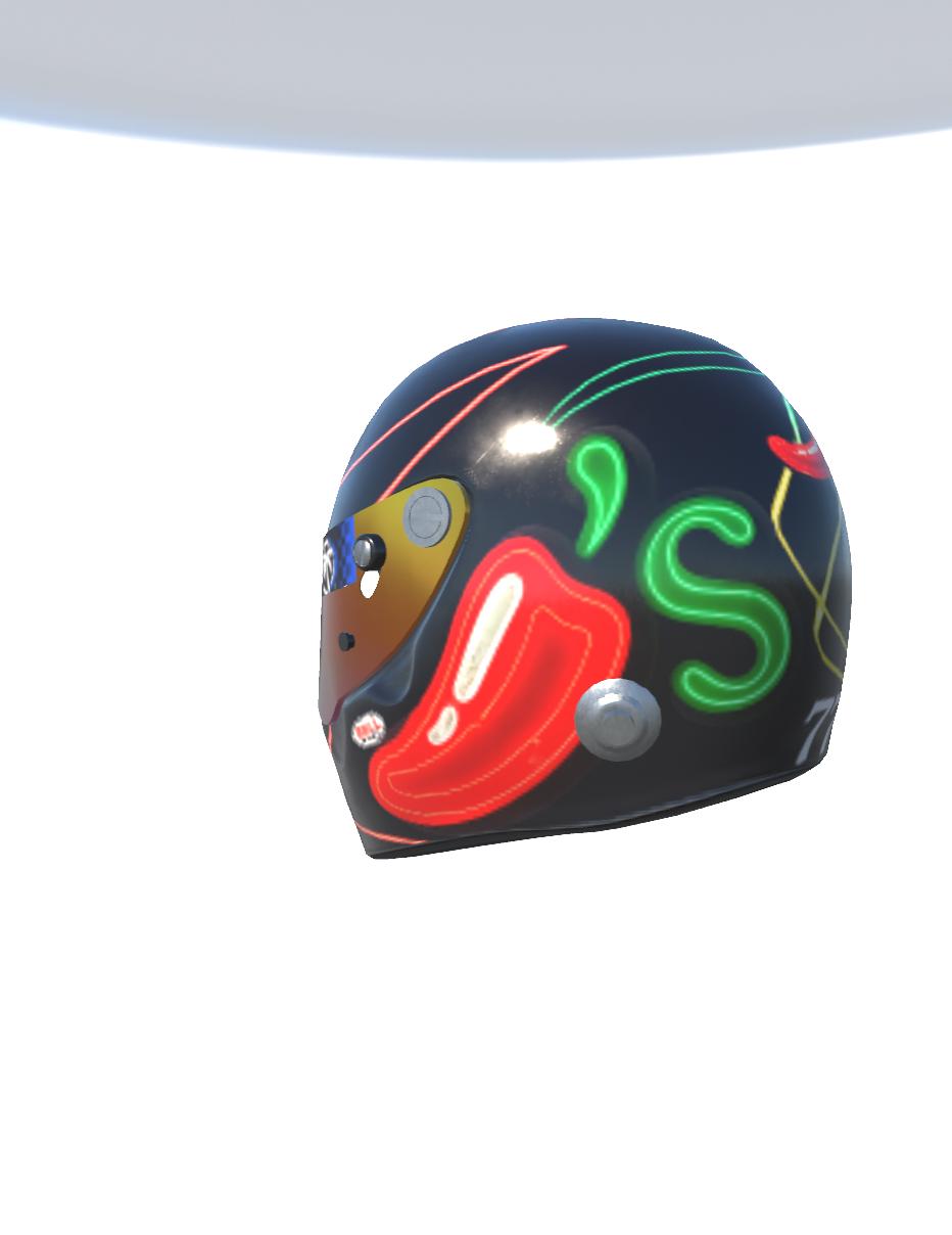 Preview of Carson Hocevars #77 Chilis "Ride the Dente" Helmet 2026 by Tyler James Lynch