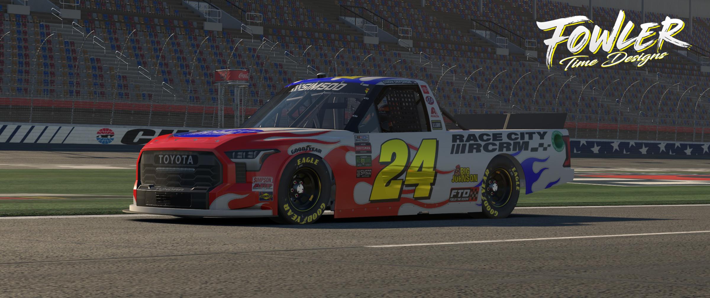Preview of NASCAR Class C  red&blue #24 2026 by John Fowler2