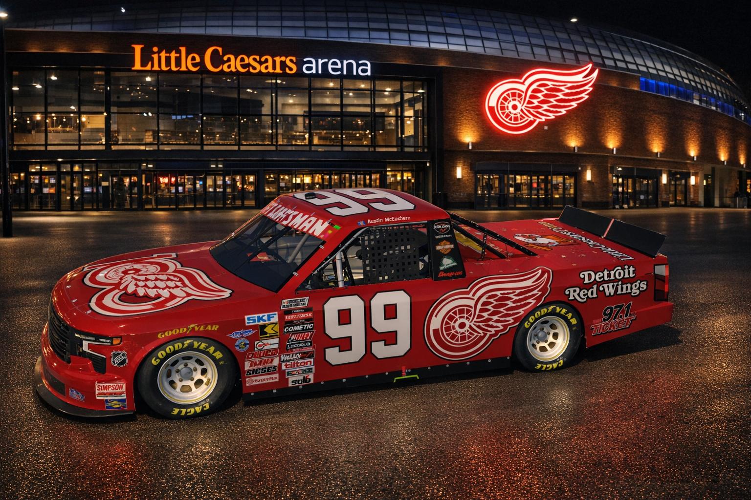 Preview of McCarthy 99 Chevrolet Silverado 2025 Red Wings by Brian Bussard