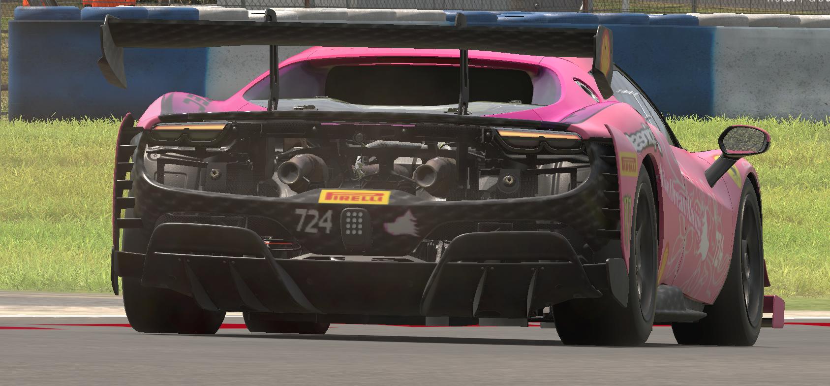 Preview of Ferrari 296 Challenge cherry blossoms SDR ver. by Yuya Mawatari