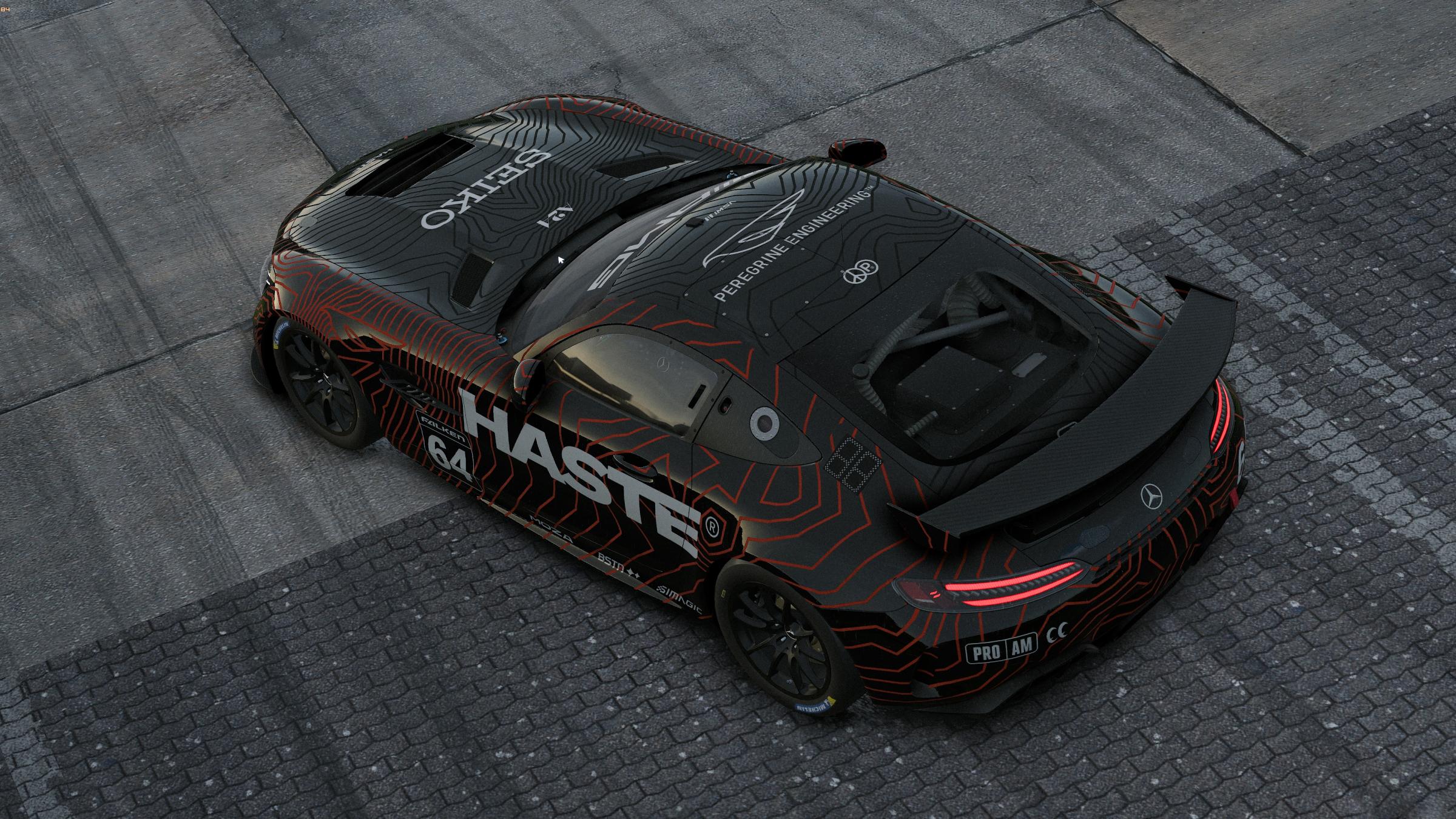 Preview of Haste - Redline - Topographic Mercedes AMG GT4 by Henry Barton