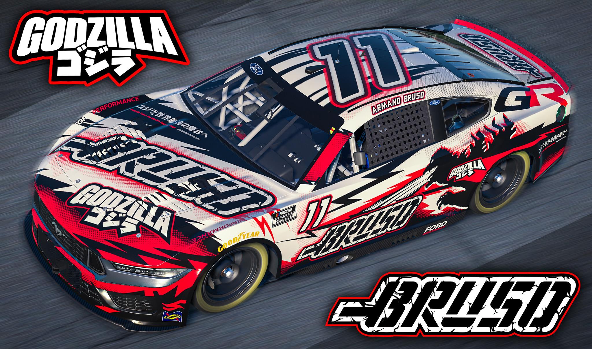 Preview of  Godzilla x Haas F1 by Alex Whitt