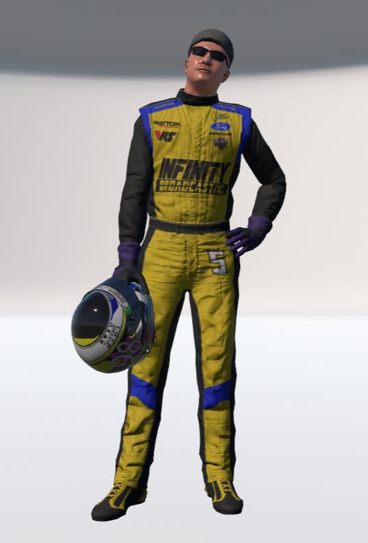 Preview of #5 Infinity Broadcasting Race Suit by Hamish Munro