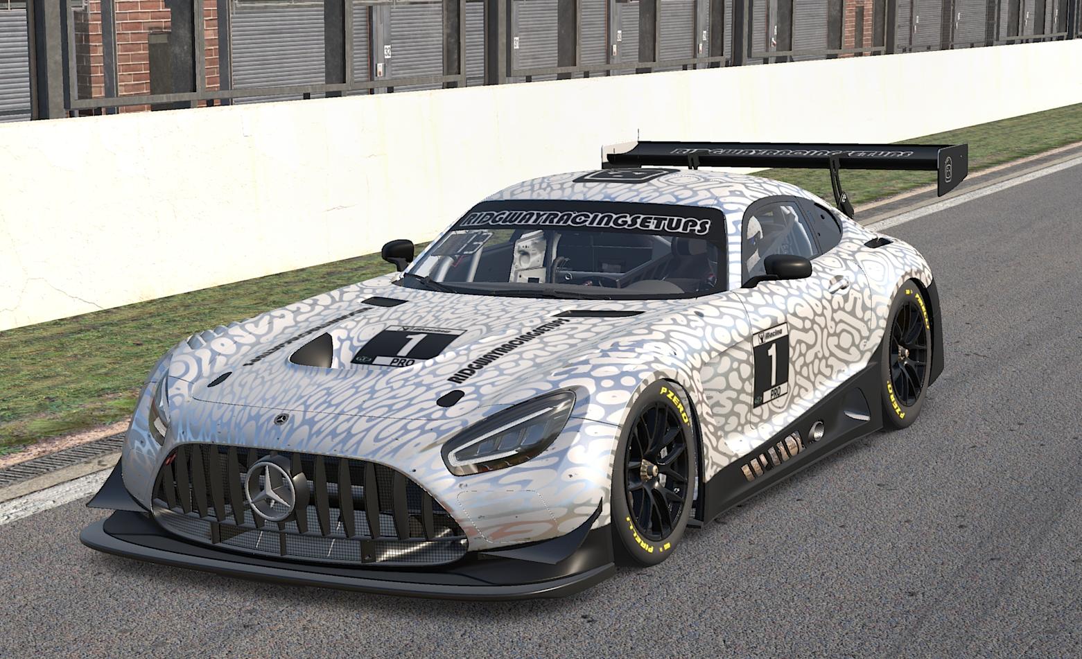 Preview of Mercedes GT3 White RRS Graffiti Chrome by Robert R.