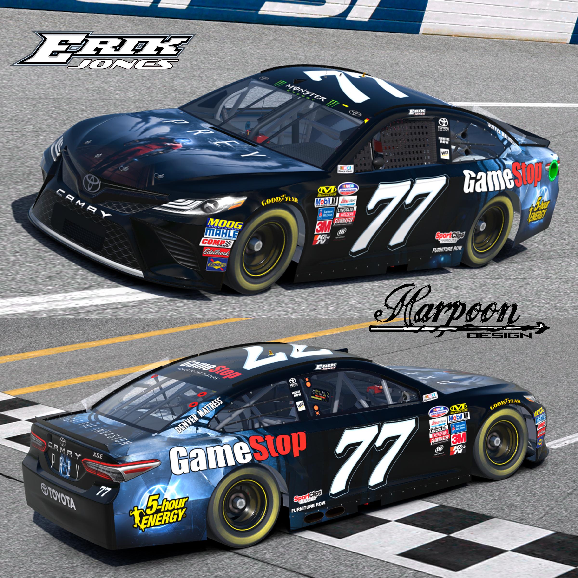 2017 Eric Jones GameStop Prey Camry by Brantley Roden - Trading Paints