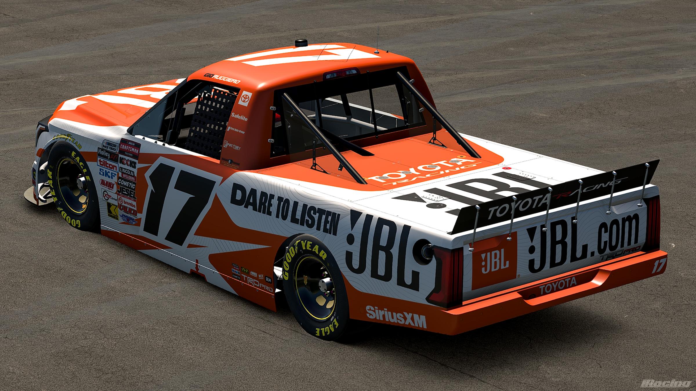 Preview of 2026 Gio Ruggiero #17 JBL Toyota Tundra (Custom Number) by Jonathan Palmieri