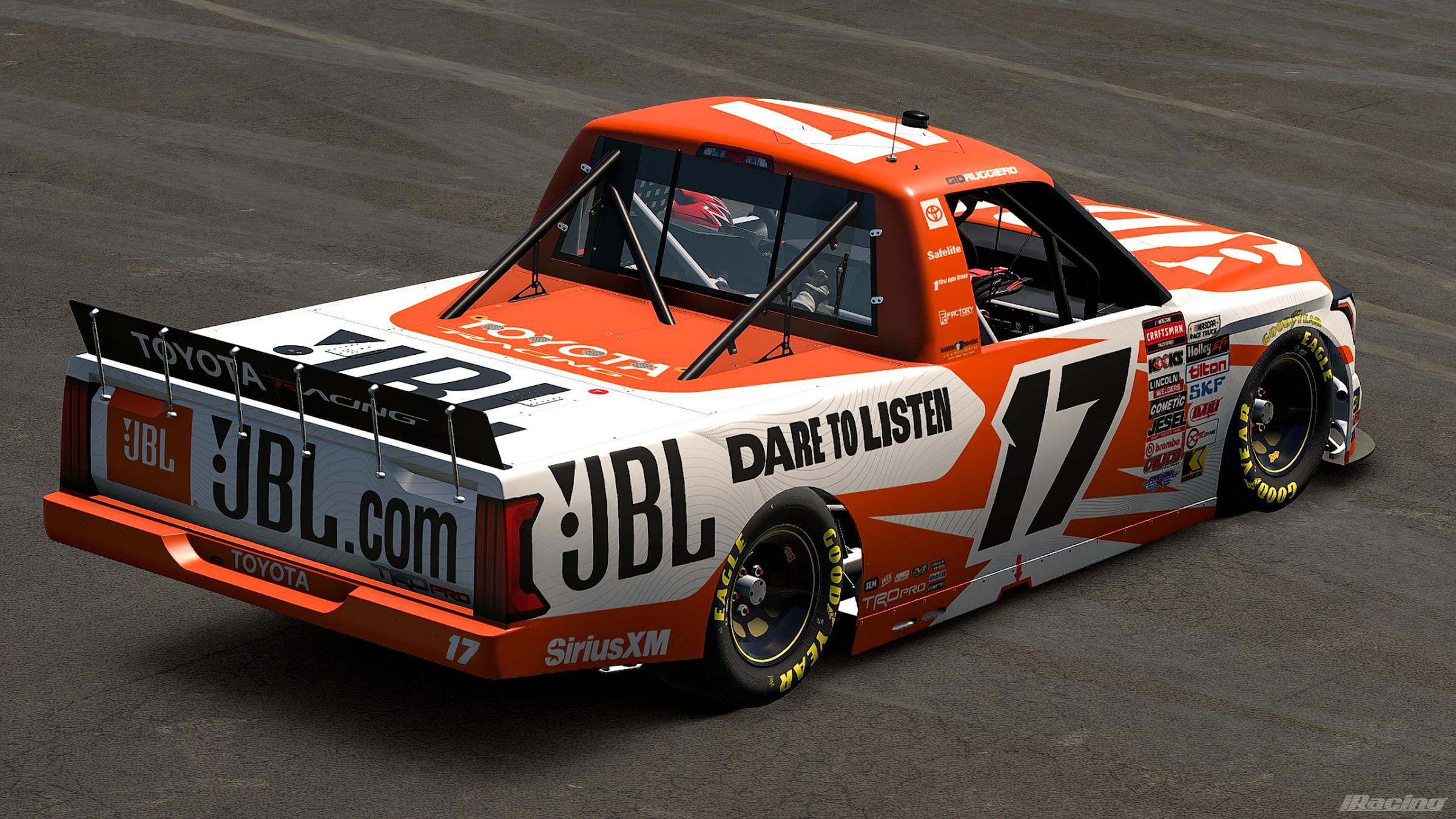 Preview of 2026 Gio Ruggiero #17 JBL Toyota Tundra (Custom Number) by Jonathan Palmieri