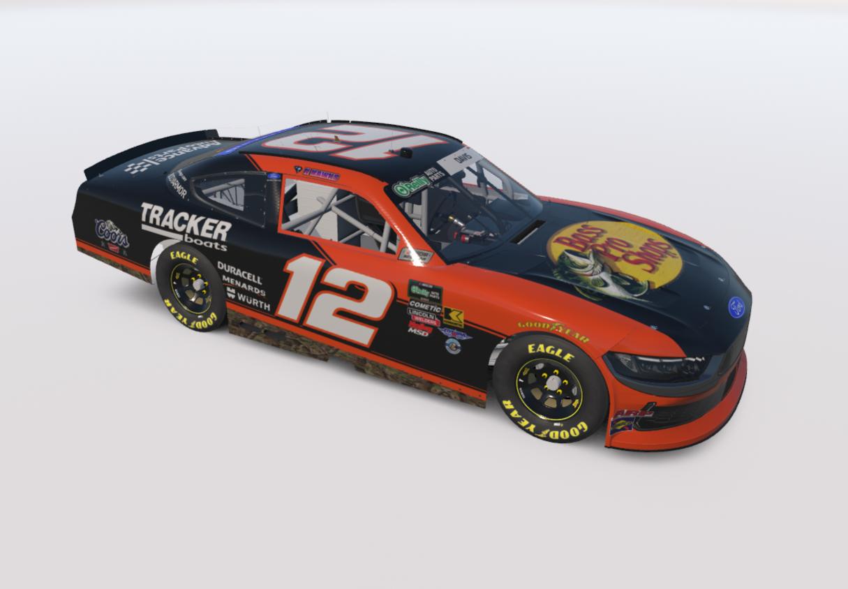 Preview of Bass Pro Shops #12 Ford Mustang by Joseph R Davis
