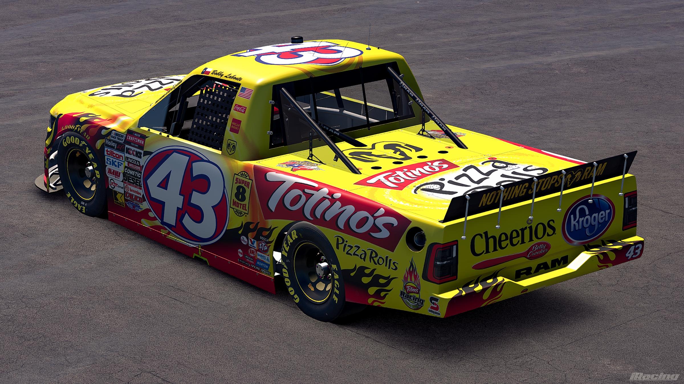 Preview of 2008 Bobby Labonte Totinos Pizza Rolls RAM 1500 (Custom Number) by Jonathan Palmieri