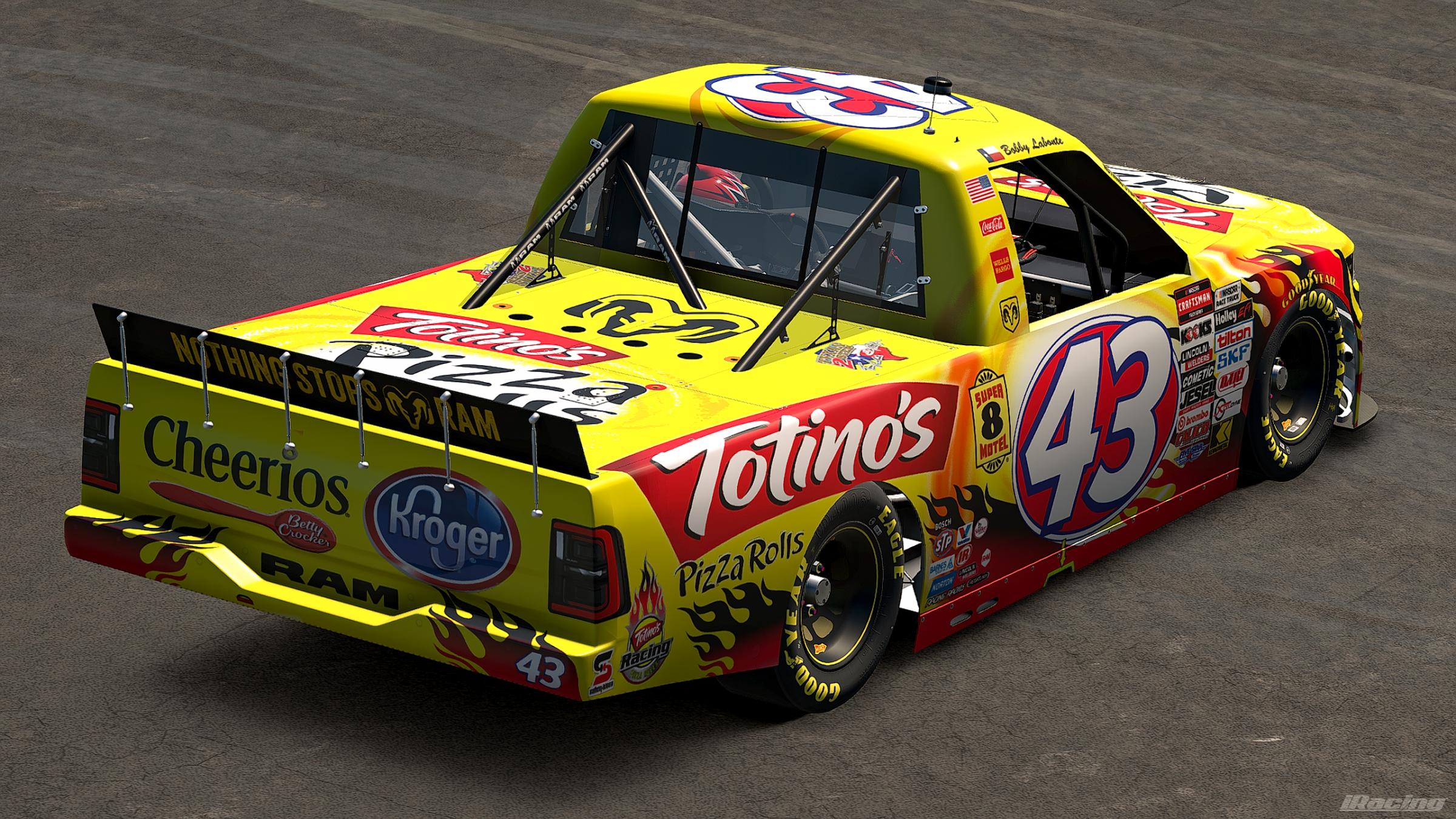 Preview of 2008 Bobby Labonte Totinos Pizza Rolls RAM 1500 (Custom Number) by Jonathan Palmieri