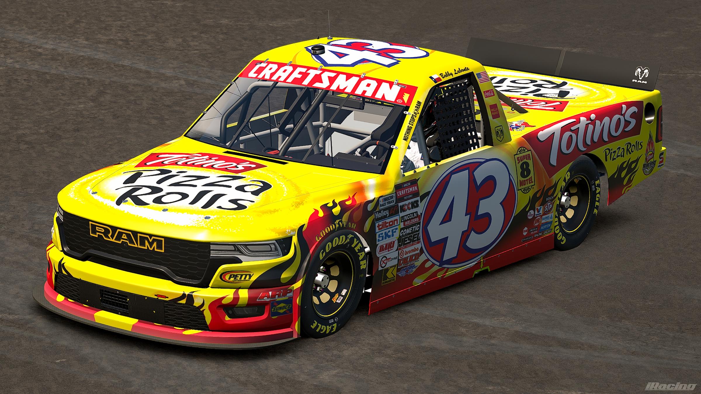 Preview of 2008 Bobby Labonte Totinos Pizza Rolls RAM 1500 (No Number) by Jonathan Palmieri