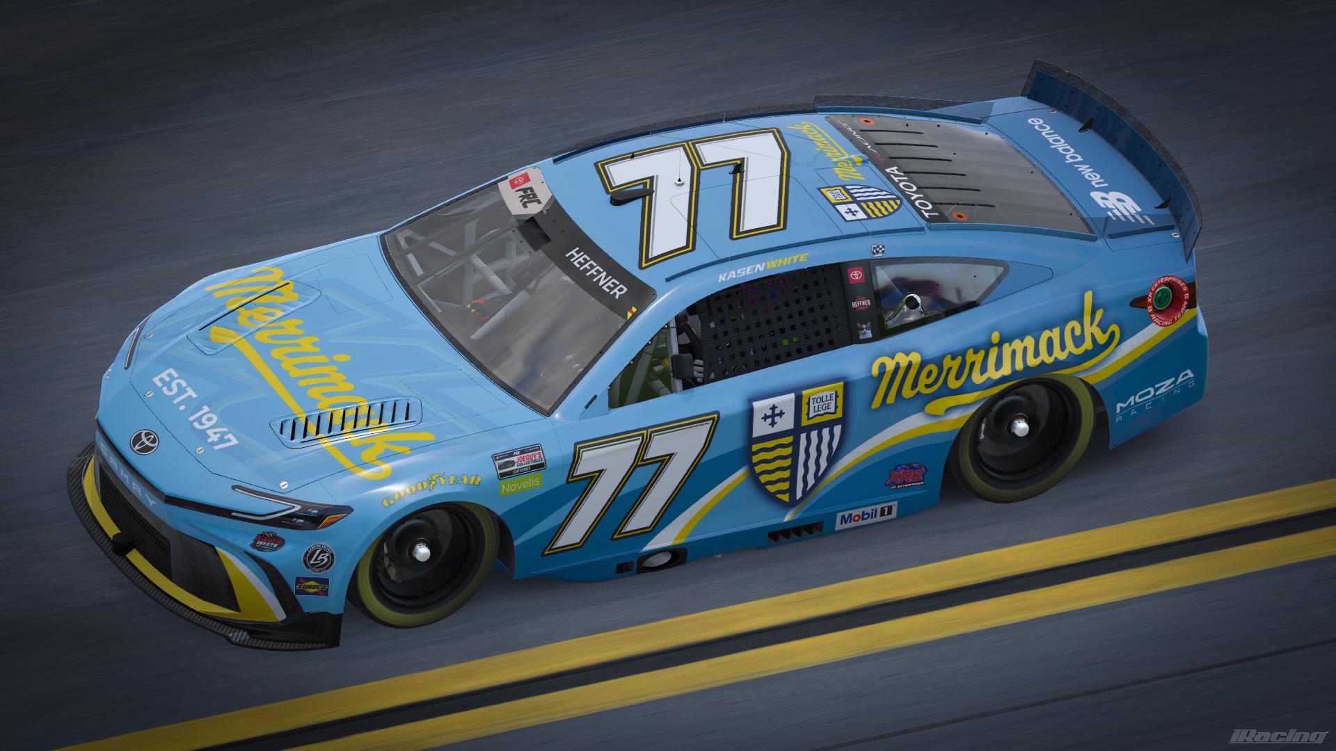 Preview of Kasen White #77 Merrimack Alternate FRC Toyota Camry XSE by Sam Heffner
