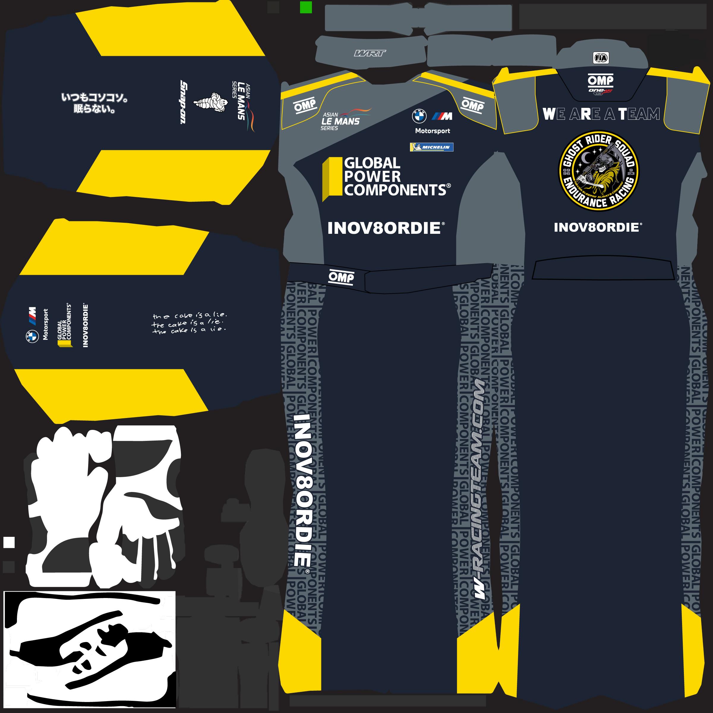 Preview of 25/26 Asian Le Mans Series - WRT #69 Suit by Ghost Rider Squad