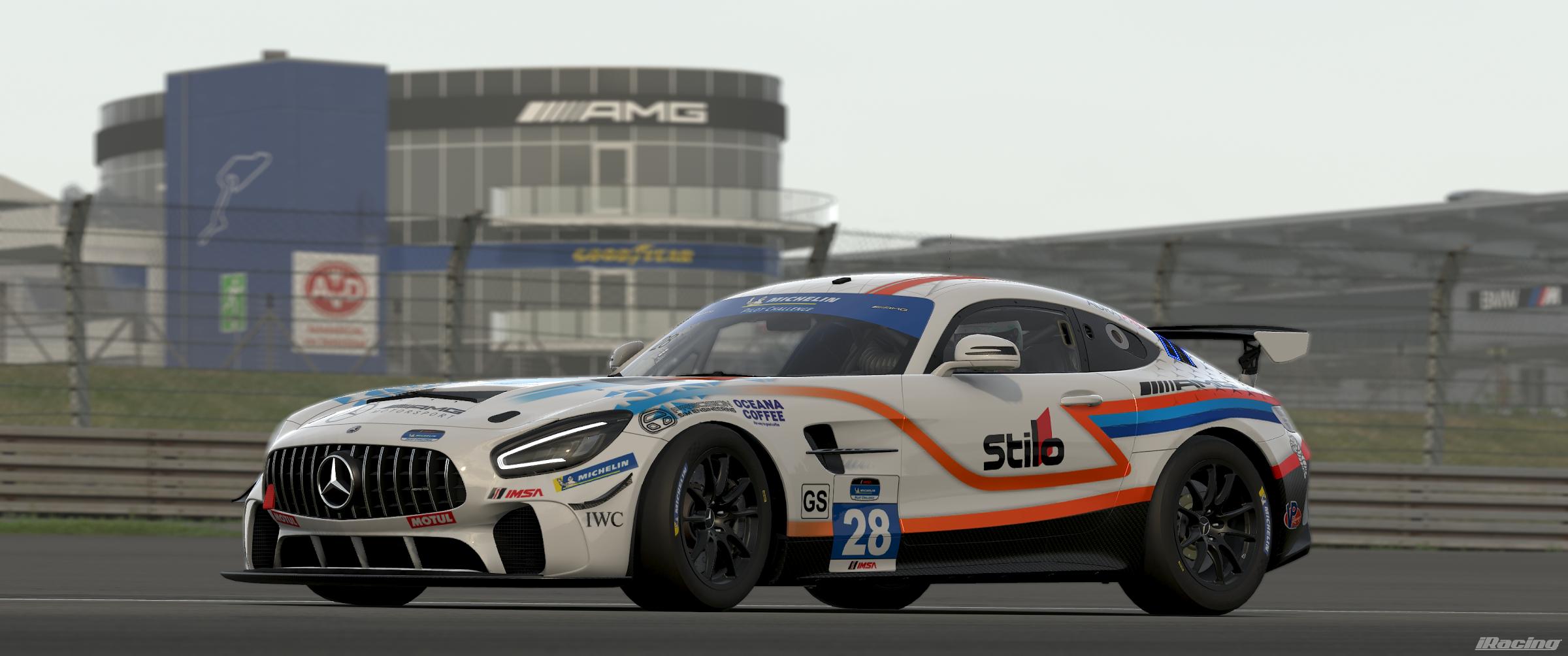 Preview of White Stilo Moradness AMG GT4 (Nürburgring Special) by Joshua JD Miller