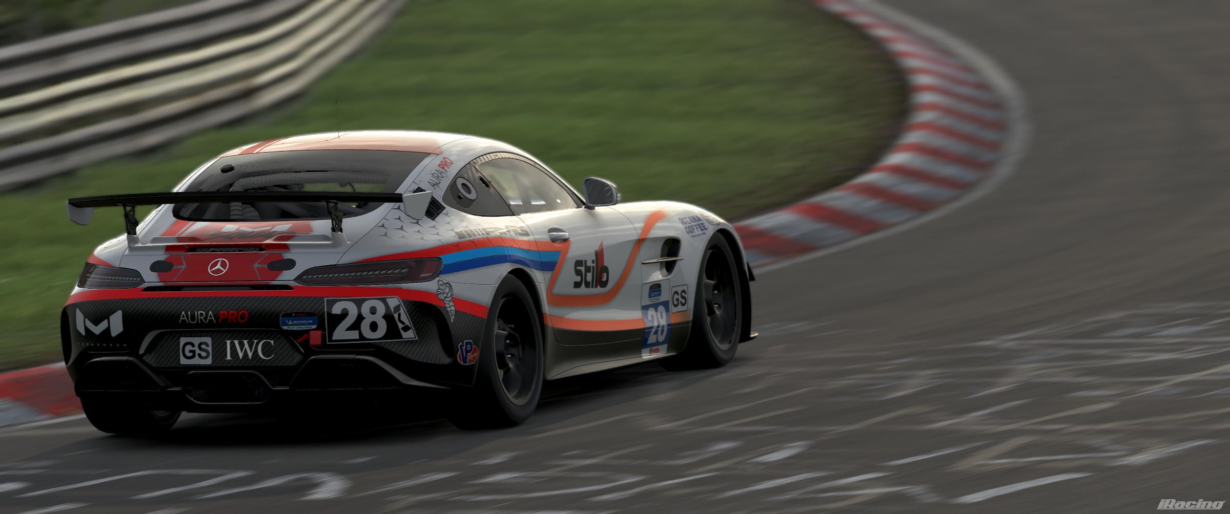 Preview of White Stilo Moradness AMG GT4 (Nürburgring Special) by Joshua JD Miller