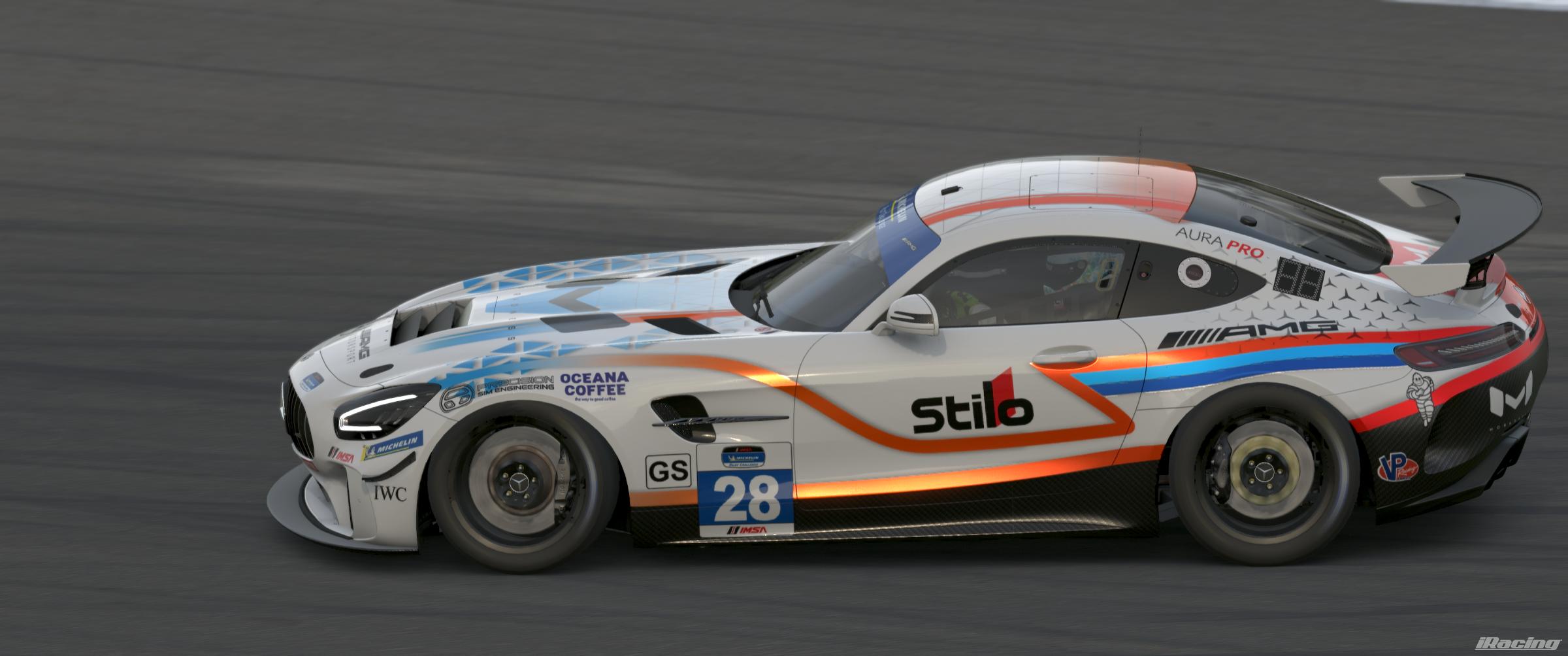 Preview of White Stilo Moradness AMG GT4 (Nürburgring Special) by Joshua JD Miller