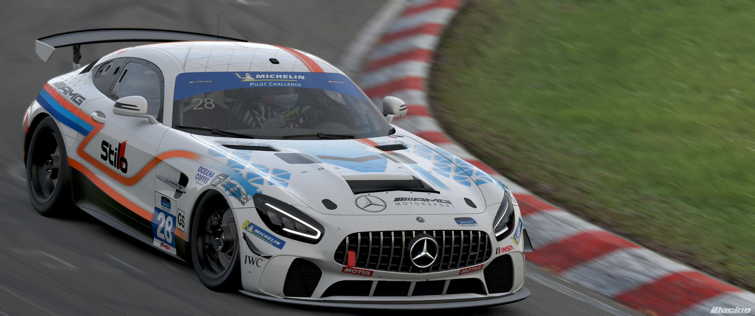Preview of White Stilo Moradness AMG GT4 (Nürburgring Special) by Joshua JD Miller