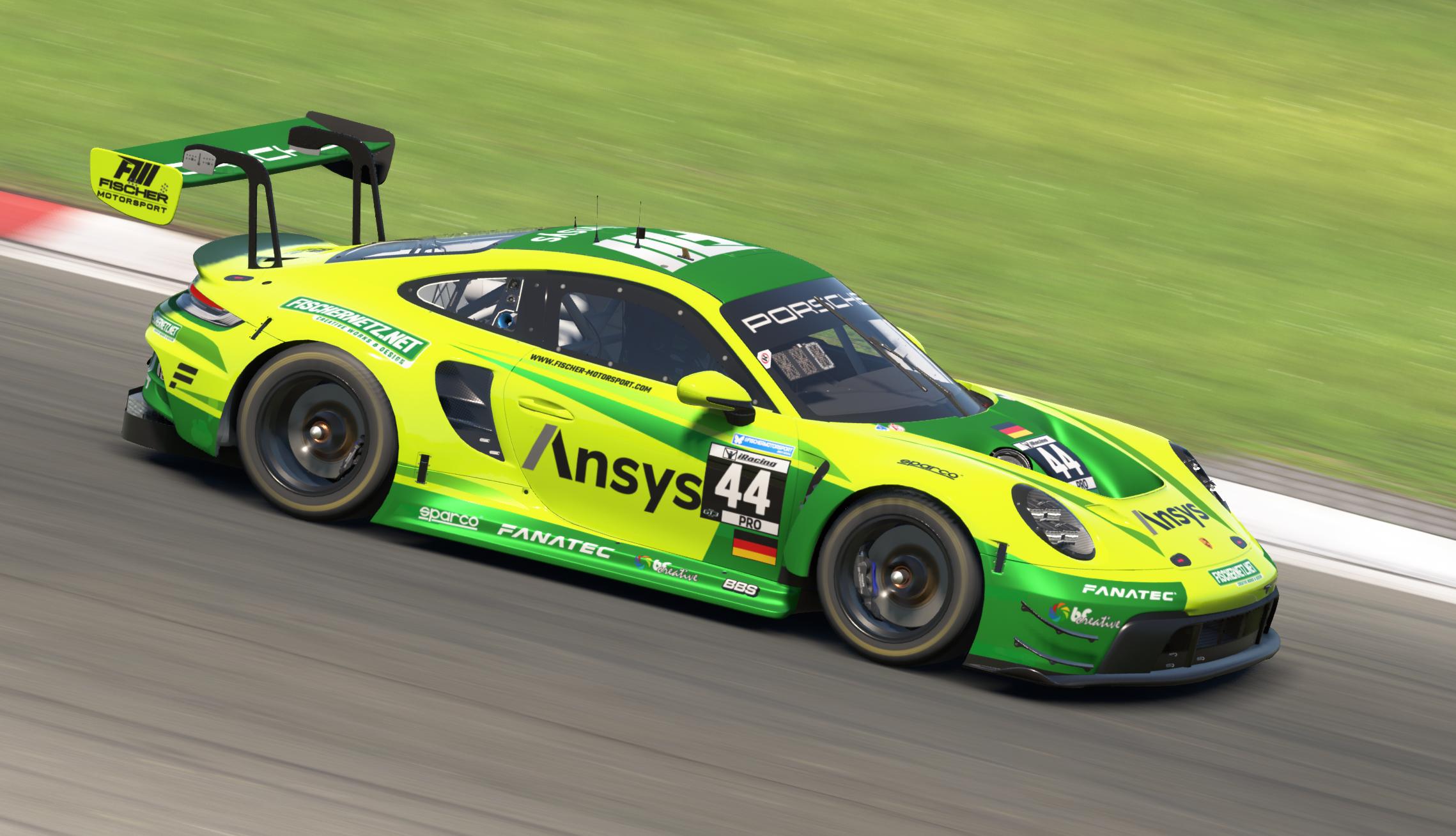 Preview of 2026 iRacing GT Sprint Series - Fischer Motorsport Ansys Porsche 911 GT3 R (992) by Benjamin Fischer