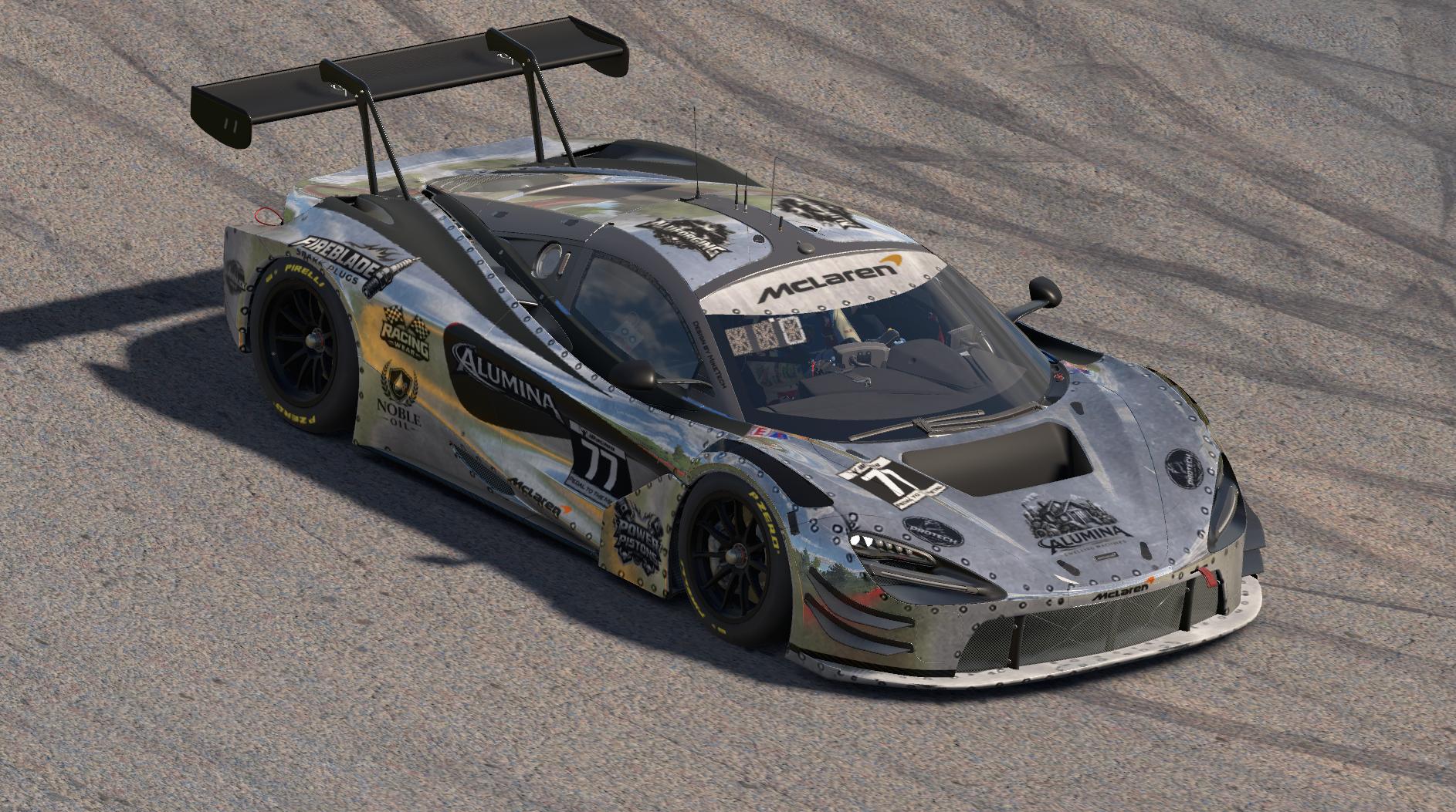 Preview of Aluminum with rivets McLaren 720S GT3 EVO 2026 by Mike Riedner