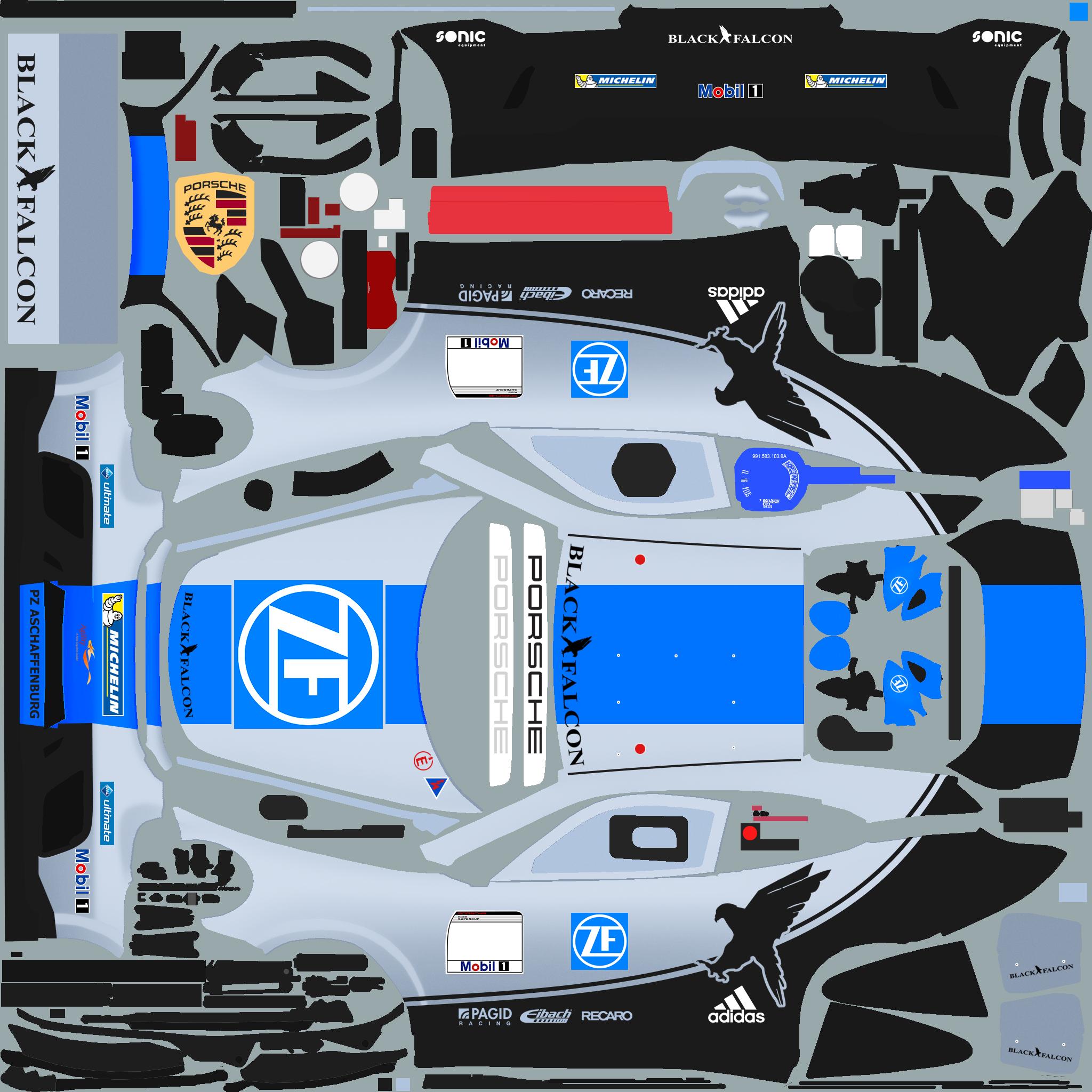 Preview of #5 Black Falcon Porsche 911 Cup by Justin S Davis