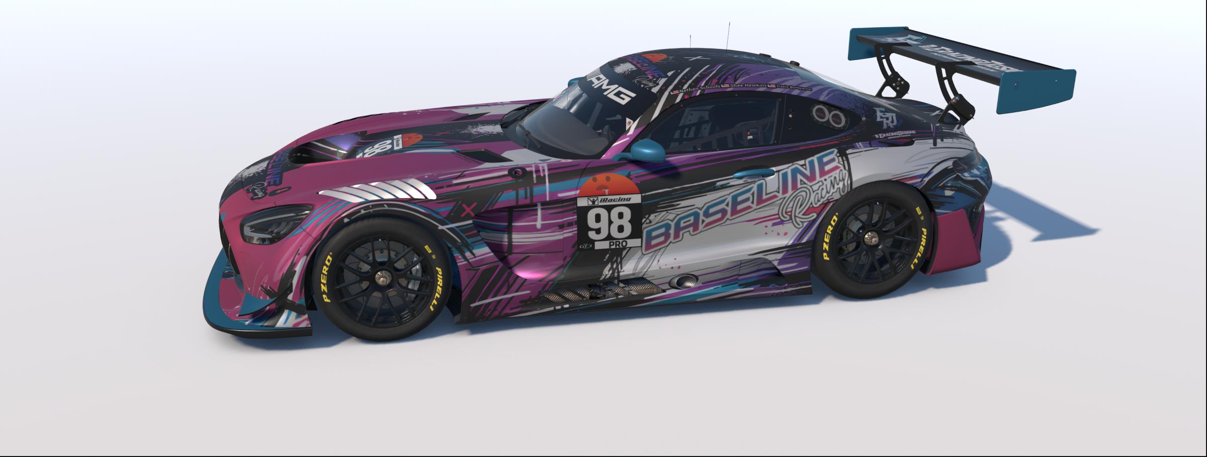 Preview of 2026 Baseline Racing Team Nurburgring 24 Hour Special Mercedes AMG GT3 W/ Spec Map by Rob Evans