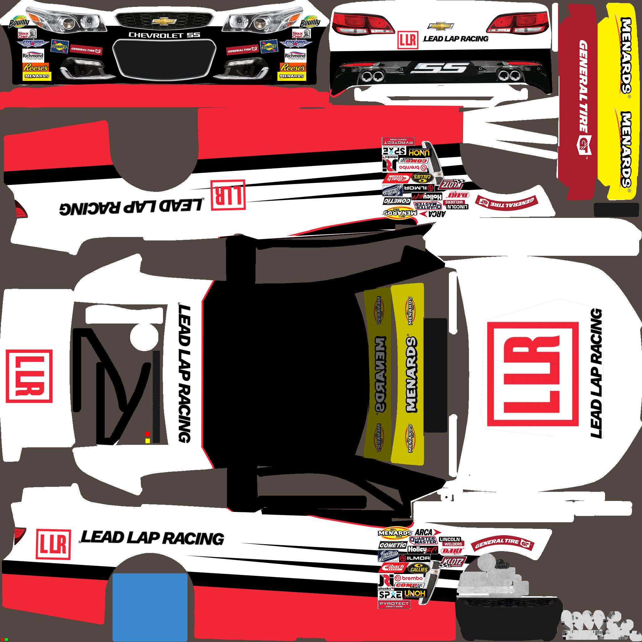 Preview of Lead Lap Racing ARCA Chevy SS  by Riley Bennett