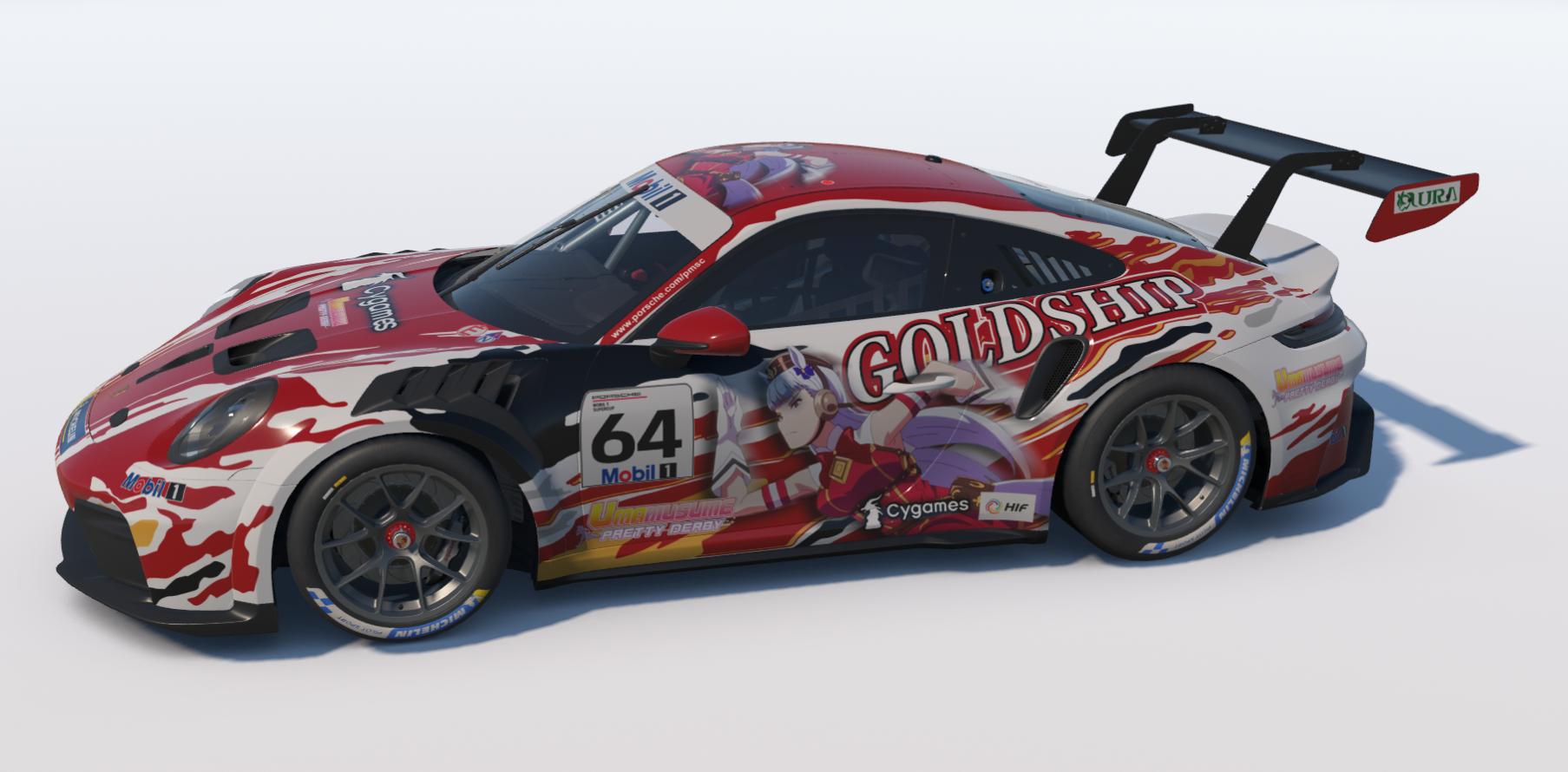 Preview of Goldship Umamusume Porsche 992 Cup by Jason Beckman