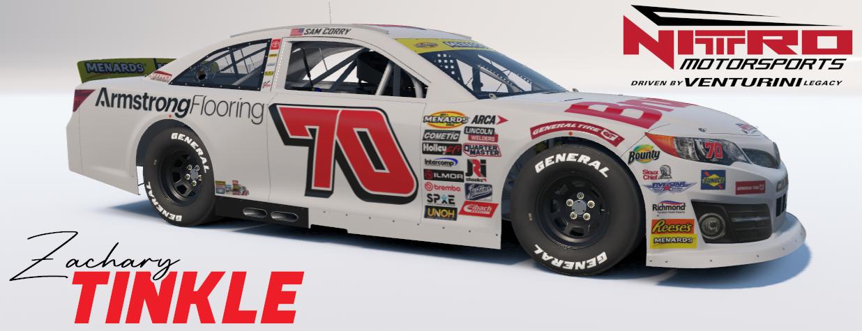 Preview of 2026 Sam Corry #70 Bruce Hardwood / Armstrong Flooring / Nitro Motorsports concept by Zachary Tinkle