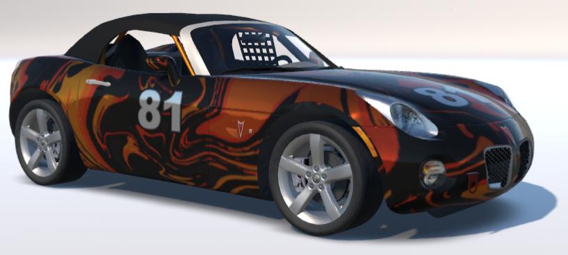 Preview of Pontiac Solstice Orange-Black Chrome by Barry B.