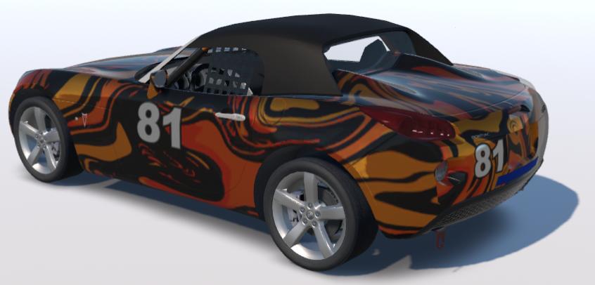 Preview of Pontiac Solstice Orange-Black Chrome by Barry B.