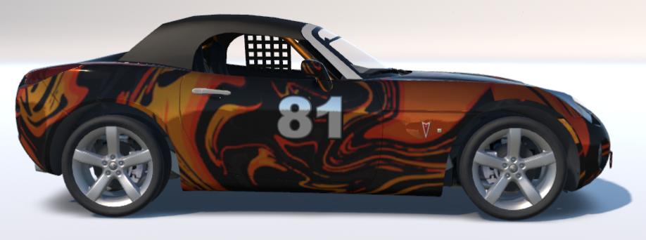 Preview of Pontiac Solstice Orange-Black Chrome by Barry B.