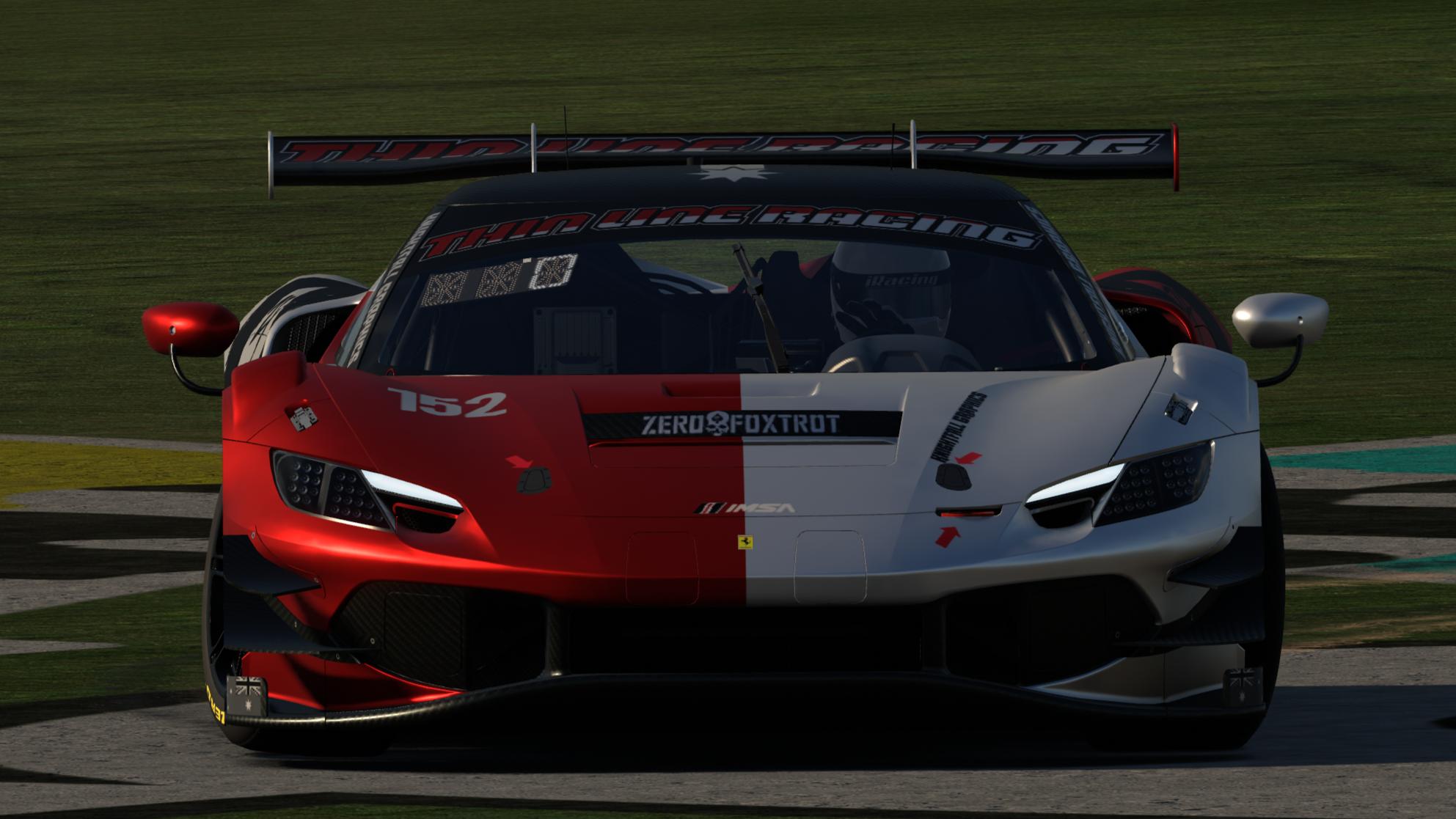 Preview of ZeroFoxtrot Ferrari 296GT3 by Knightfall Graphics by Matt J K.