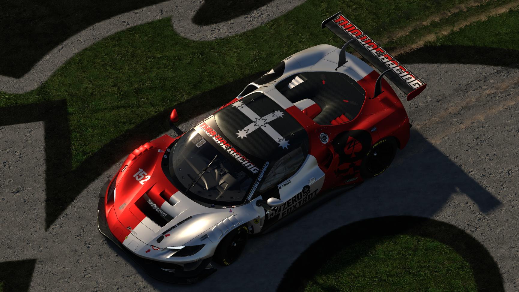 Preview of ZeroFoxtrot Ferrari 296GT3 by Knightfall Graphics by Matt J K.