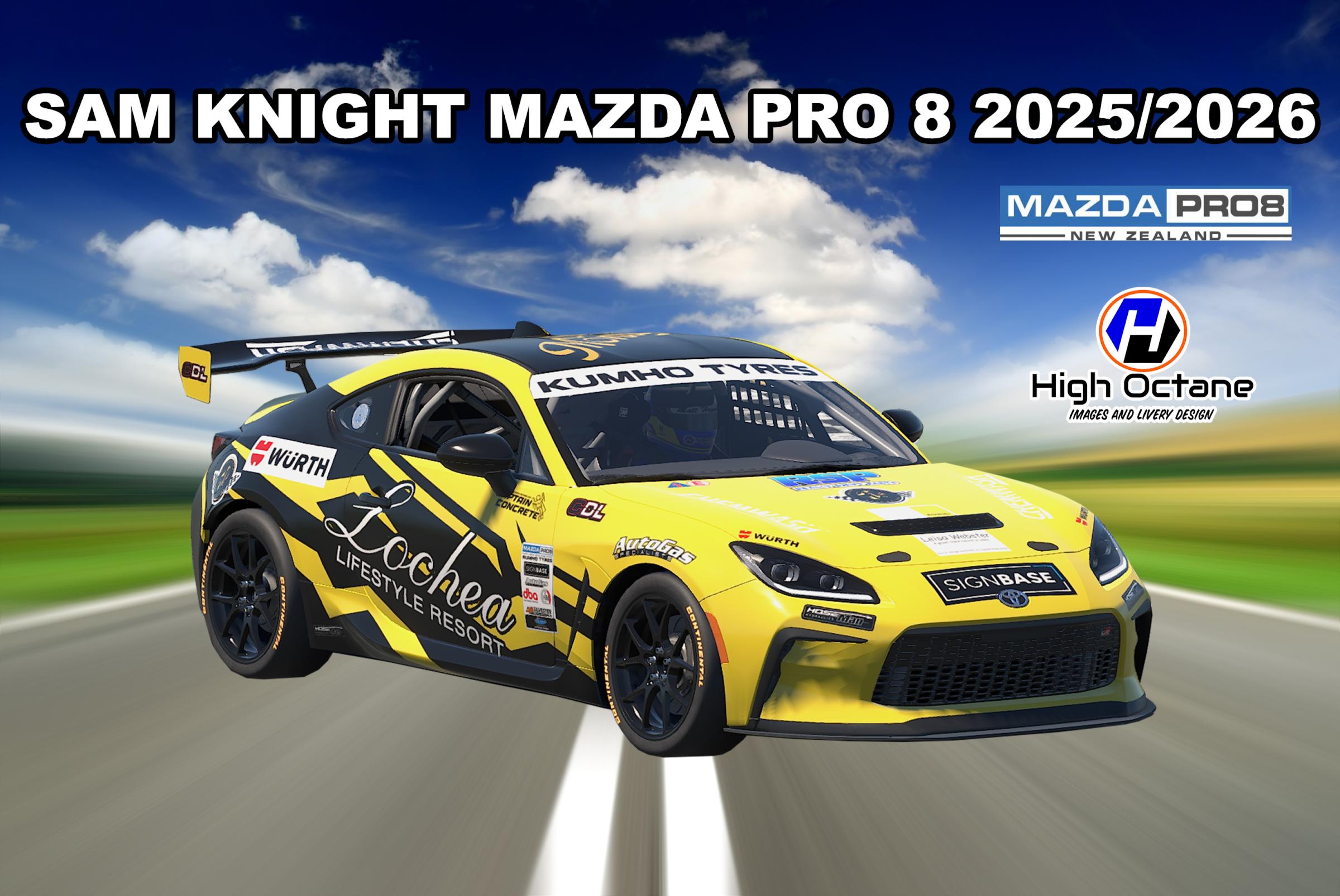Preview of Sam Knight 2025/26 Mazda NZ Pro 8 Championship by Matt Heywood