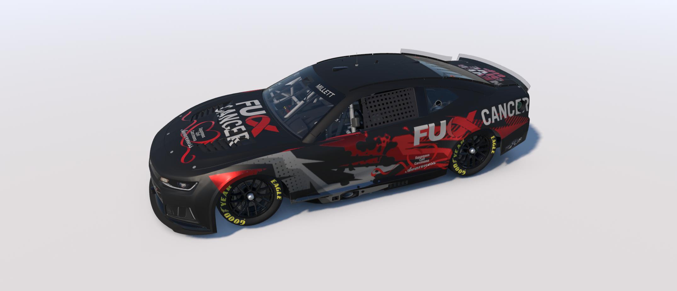 Preview of FU Cancer stamped Camaro by Zach Millett