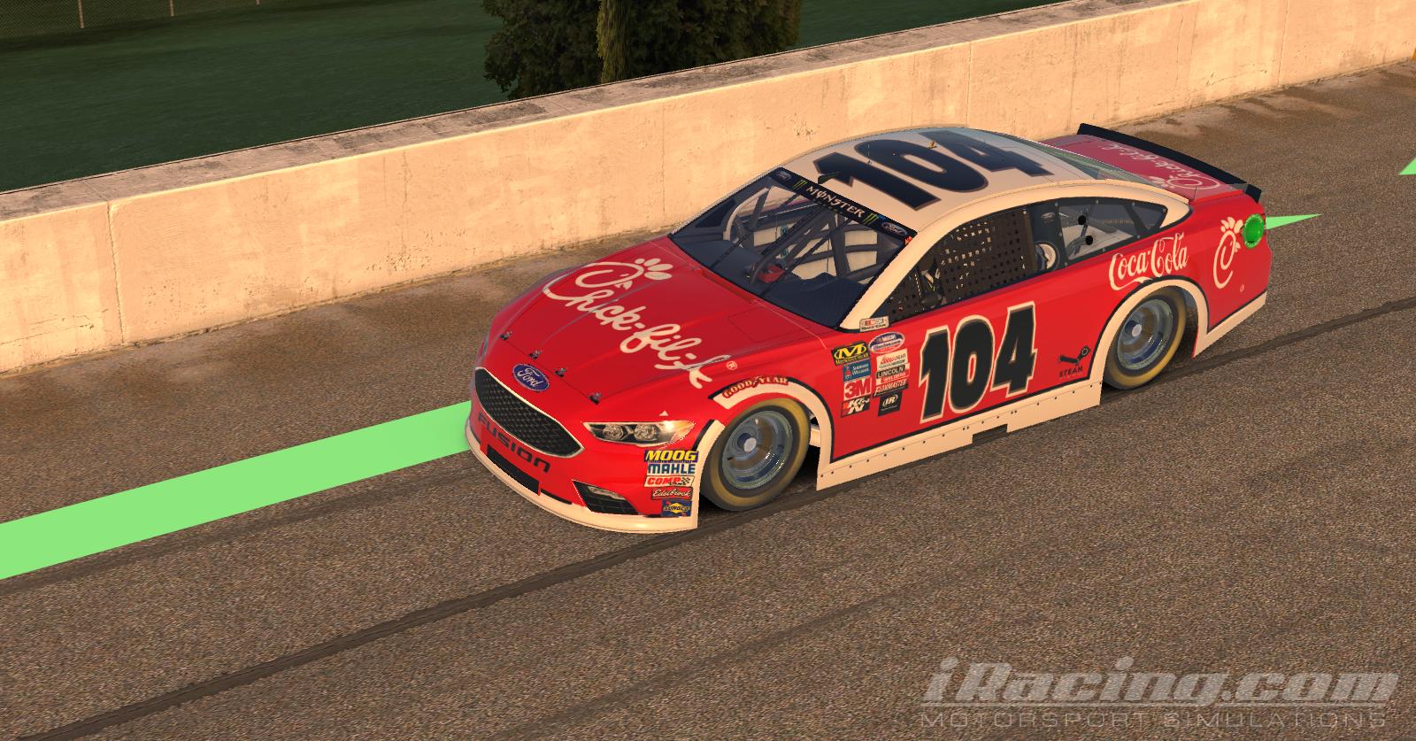 Preview of Chick -Fil - A  Ford Fusion Gen 6 by Chip Dickert