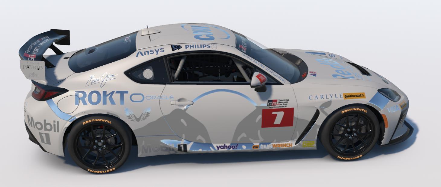 Preview of White Chrome Red Bull Gives You Wings Toyota GR86 by Ronald Lawson2