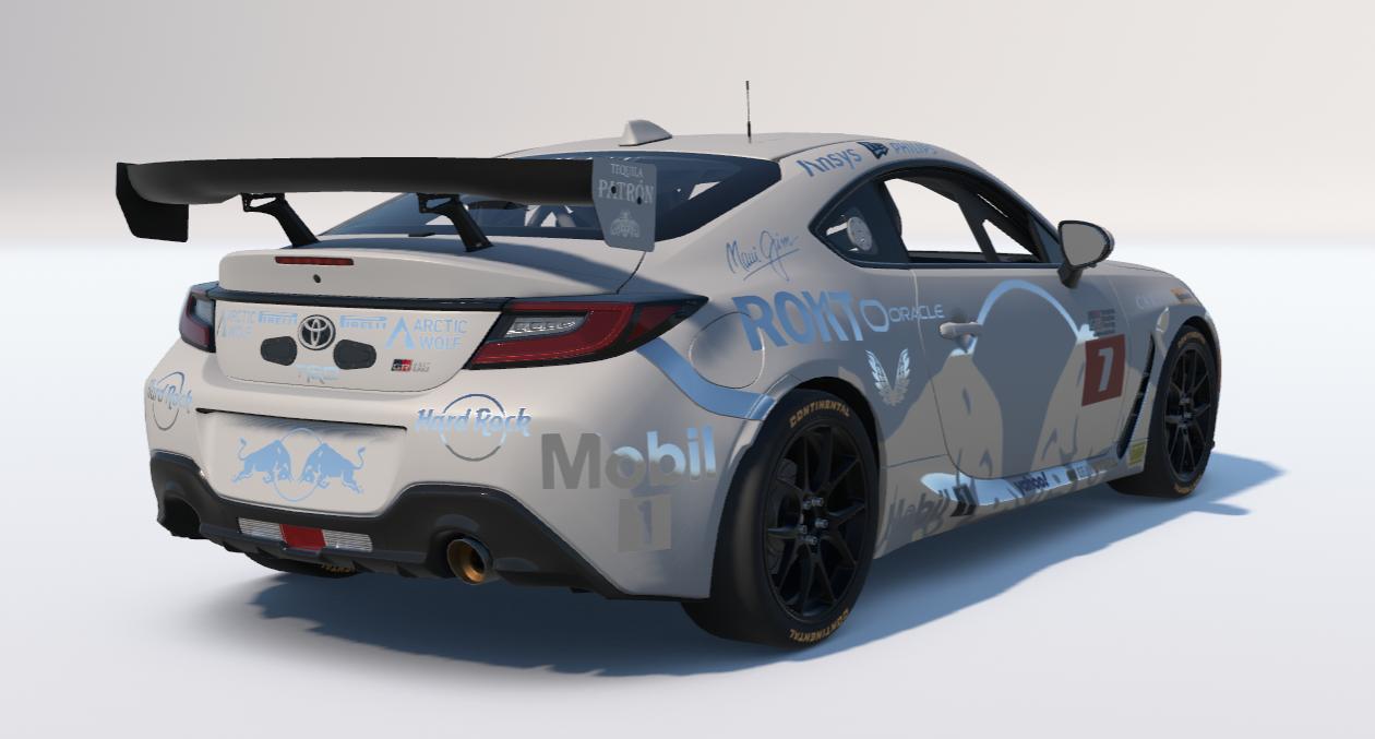 Preview of White Chrome Red Bull Gives You Wings Toyota GR86 by Ronald Lawson2