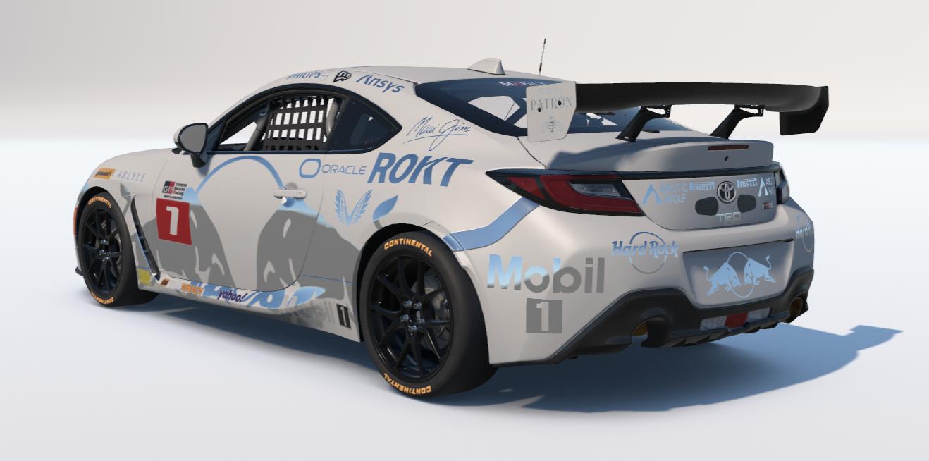 Preview of White Chrome Red Bull Gives You Wings Toyota GR86 by Ronald Lawson2