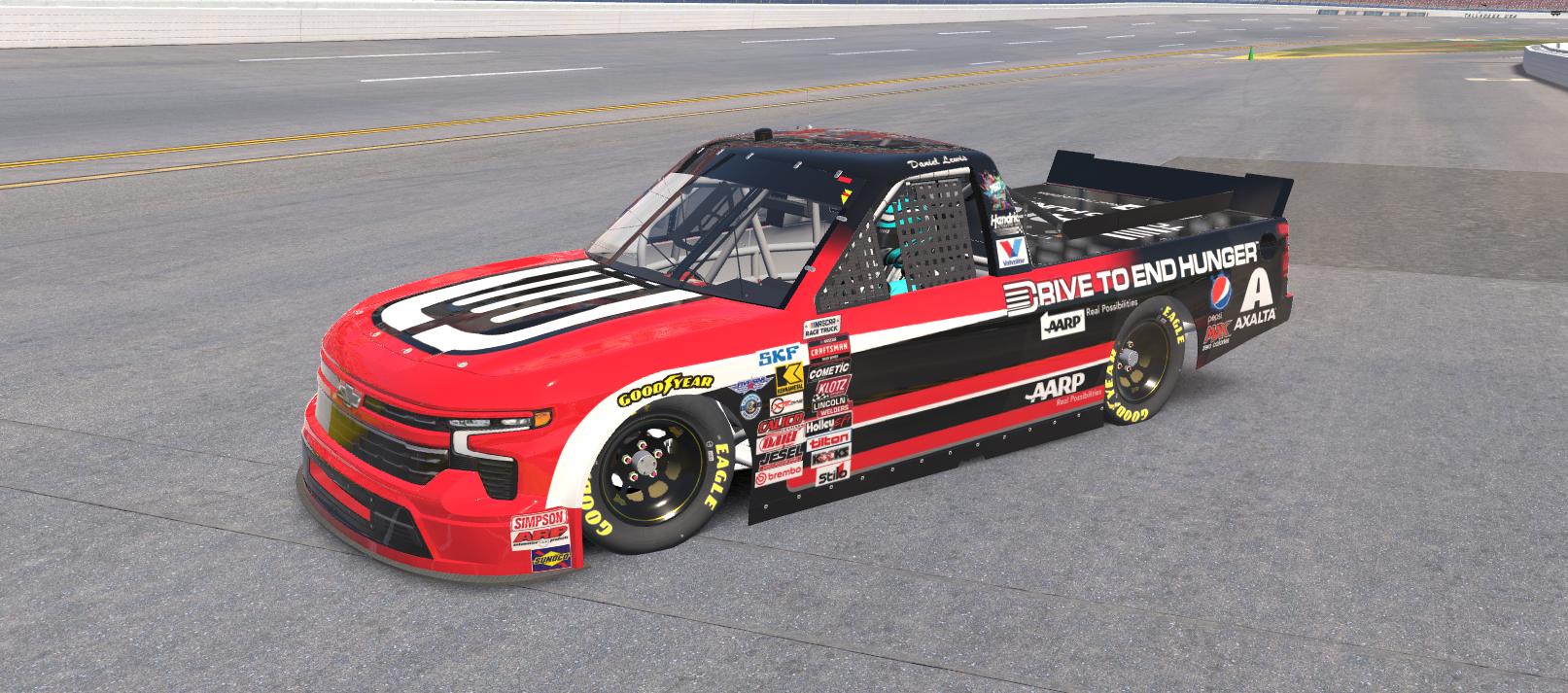 Preview of JEFF GORDON DRIVE TO END HUNGER SILVERADO THROWBACK by Heath Jobe